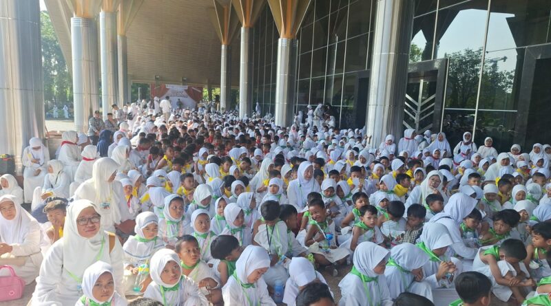 1.031 Siswa KB-TK ABA se-Kasihan Ikuti Manasik Haji di Sportorium UMY